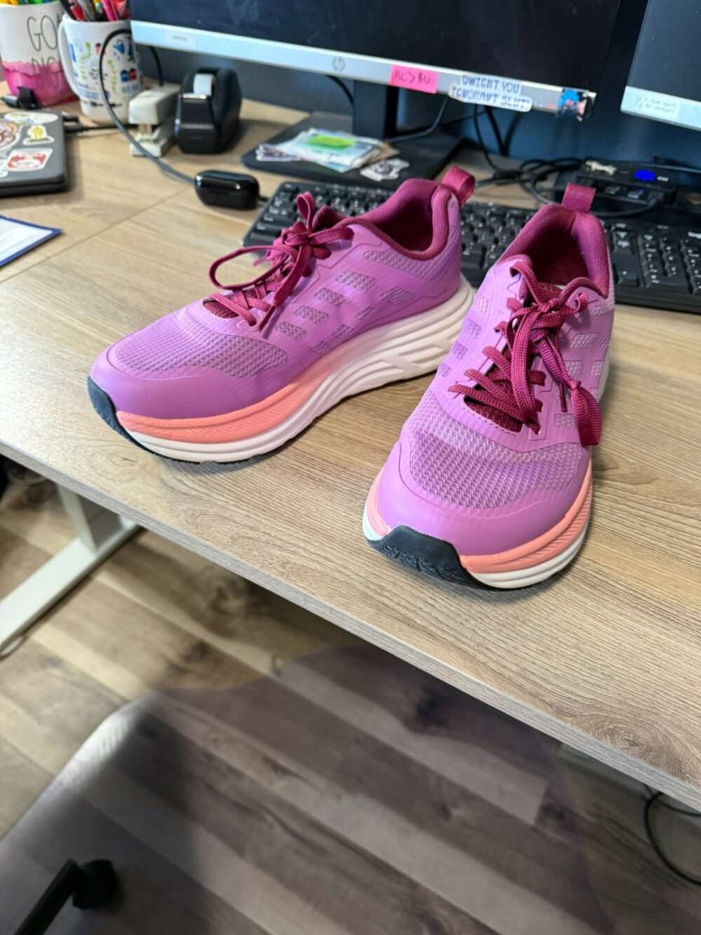 Women's Athletic Running Shoes - Pink/Purple